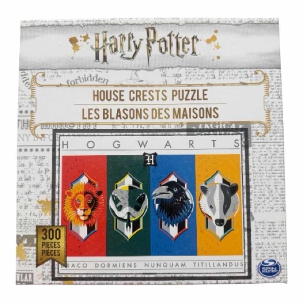 Harry Potter House Crests Puzzle - 300 Pieces NEW